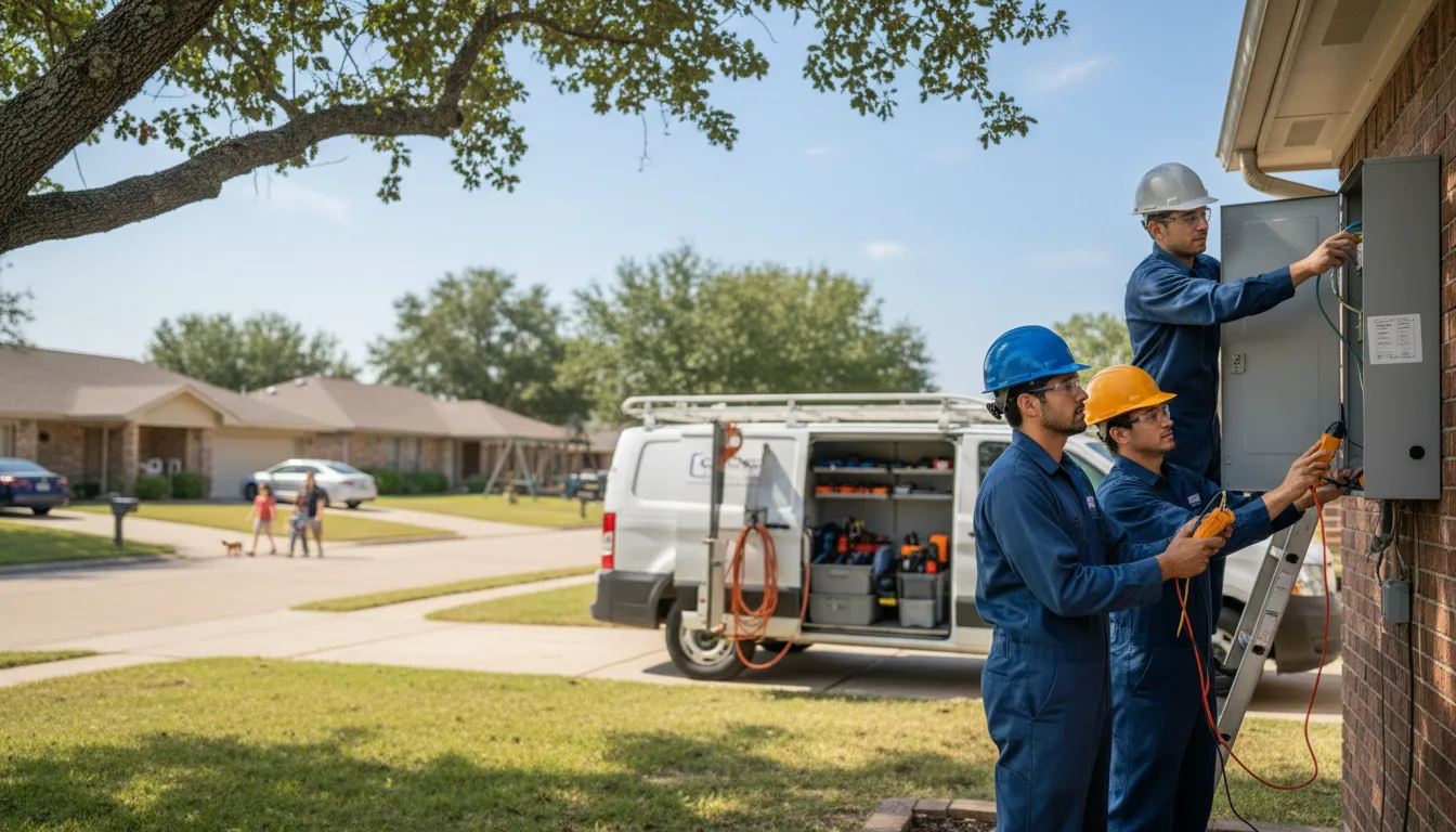 Certified electrician providing emergency electrical services in Swifton, AR